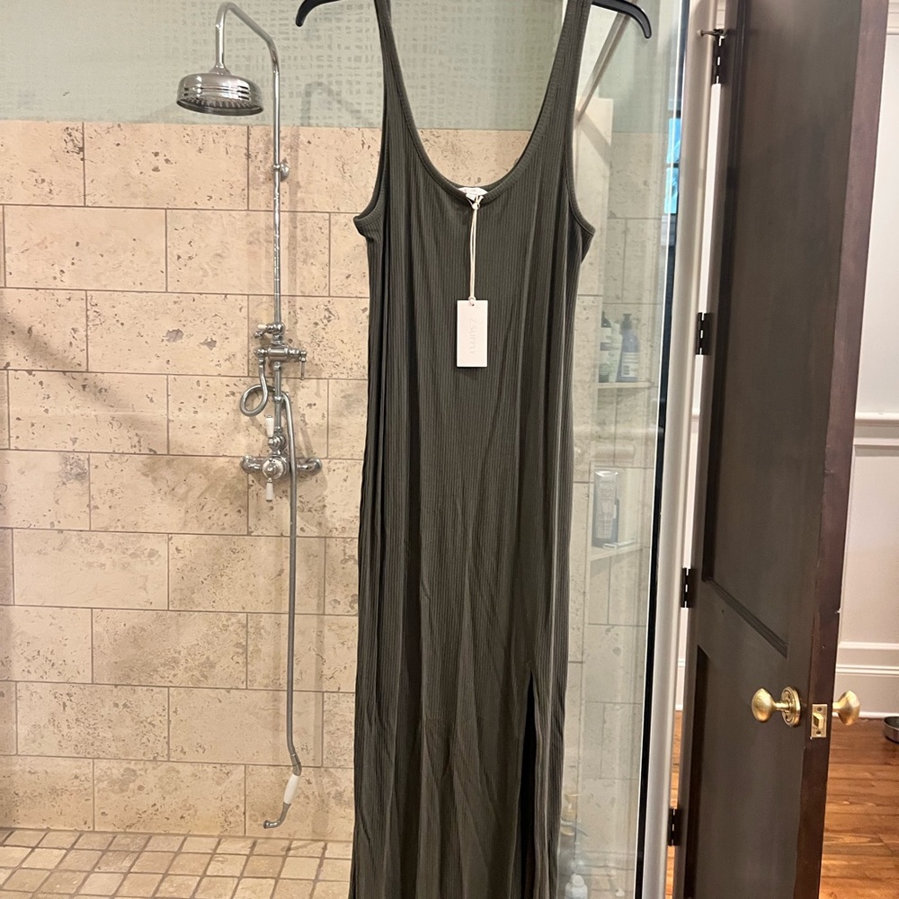 Olive Green Maxi Dress